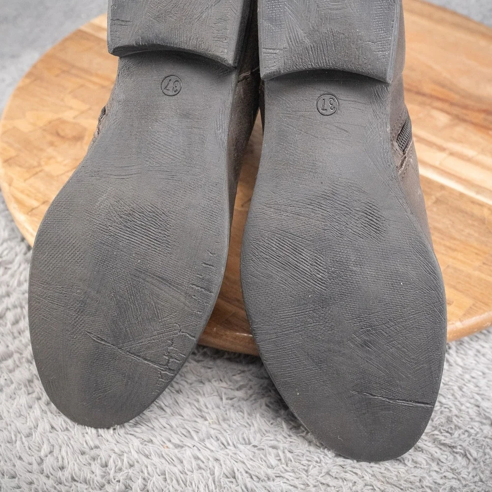 Miz Mooz - Leather‎ Ankle Boots - Swell - Ash - EU 37 US 6.5 - 7
